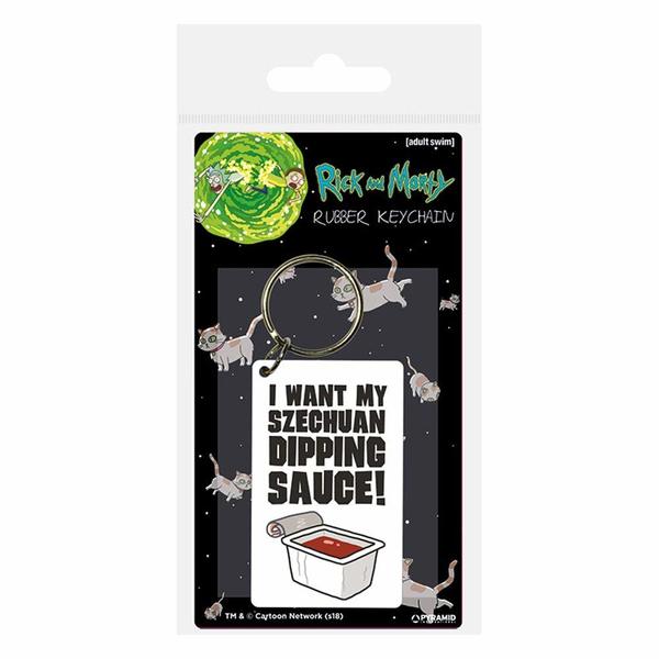 Rick and Morty I Want My Szechuan Dipping Sauce! Keychain