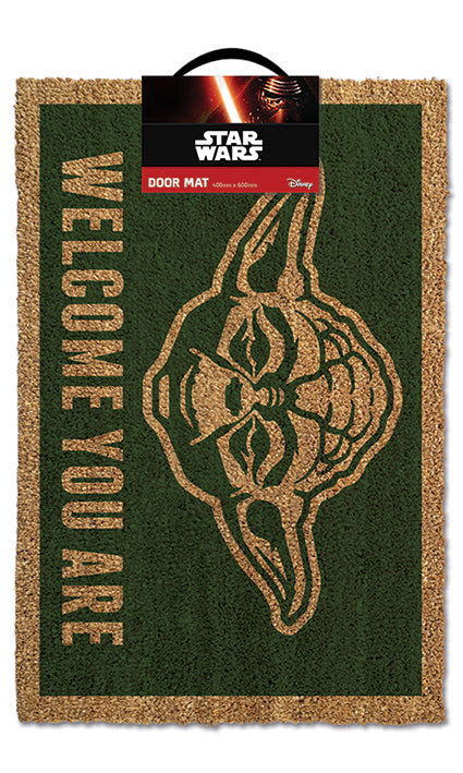 Welcome You Are Yoda Star Wars Doormat