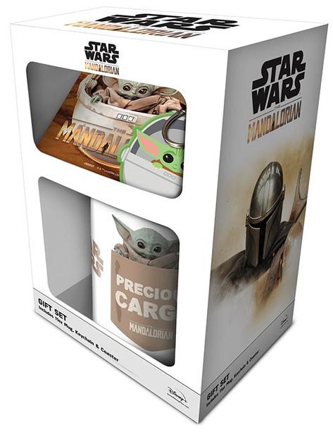 Star Wars: The Mandalorian Precious Cargo Mug, Coaster and Keychain Gift Set