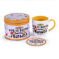 Life is Better with Friends Mug, Coaster and Metal Tin Gift Set