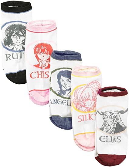 The Ancient Magus Bride 5-Pack Mix & Match Ankle Socks
