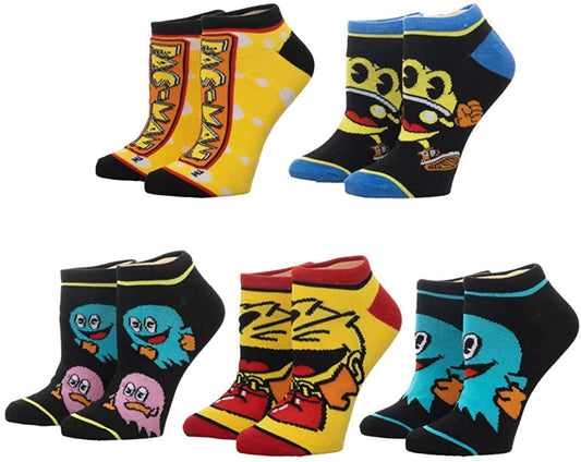 Pac-Man 5-Pack Mix & Match Ankle Socks