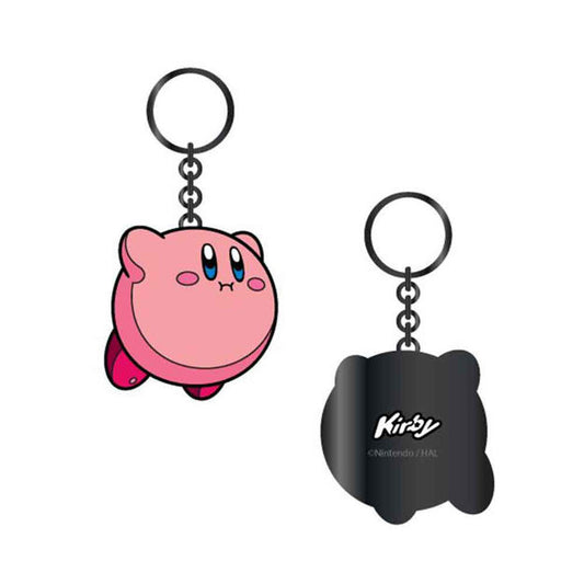 Kirby Enamel Metal Keychain