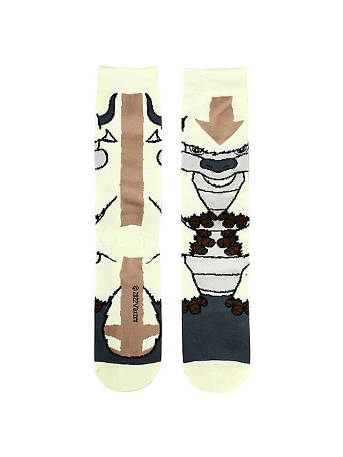 Avatar The Last Airbender Aang, Appa et Zuko Crew Chaussettes 3 paires