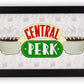 Central Perk 10" x 18" Framed Friends Wall Art