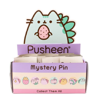 Pin's Mystère Pusheenosaurus