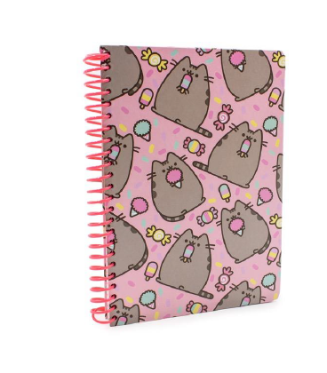 Pusheen Ice Cream and Popsicle Spiral Notebook
