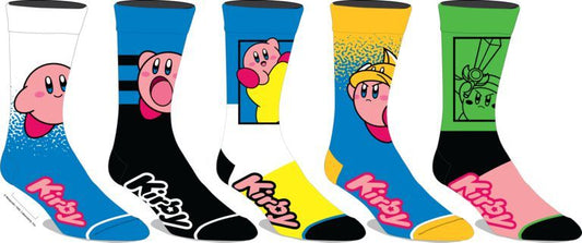 Kirby 5-Pair Character Crew Socks