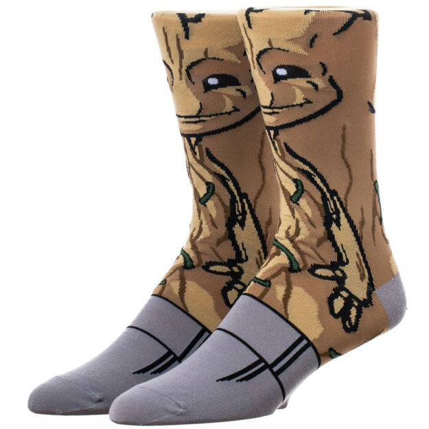 Guardians of the Galaxy Baby Groot 360 Character Crew Socks