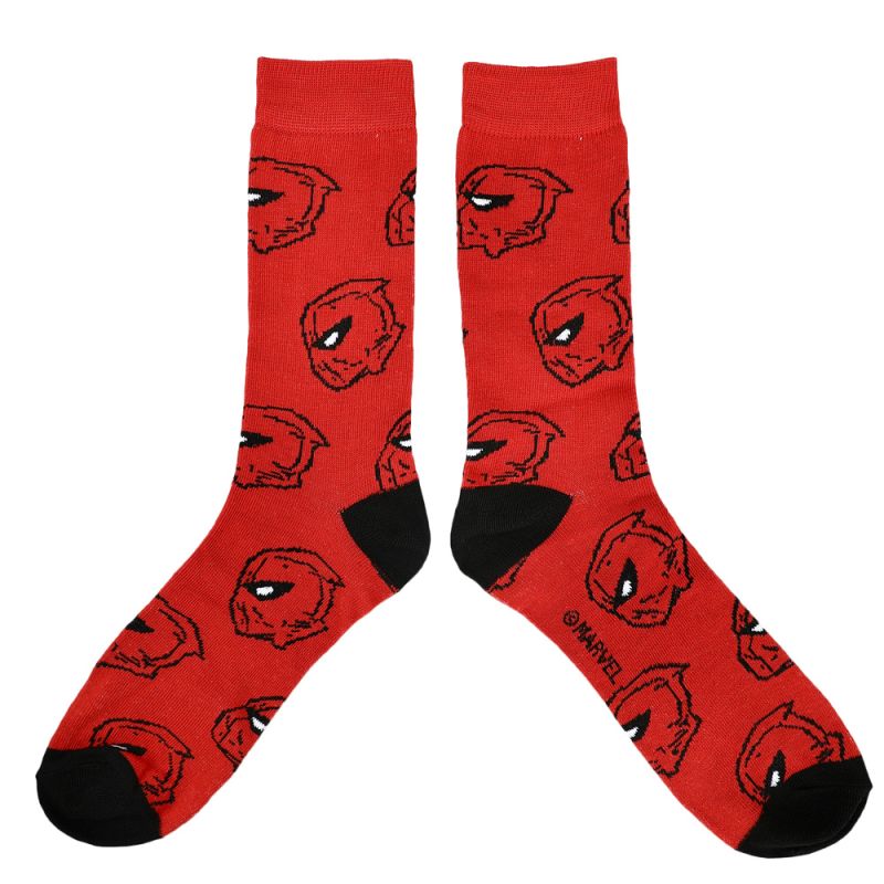 Coffret cadeau de chaussettes décontractées Deadpool (paquet de 3)