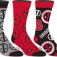 Deadpool 3-Pack Casual Crew Socks Gift Set