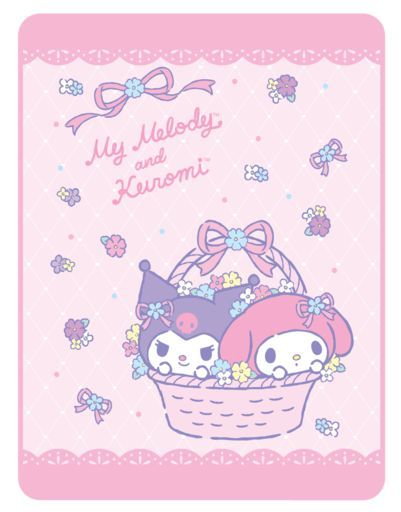 My Melody and Kuromi Throw Blanket