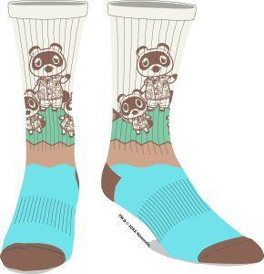 Animal Crossing Tom Nook Crew Socks