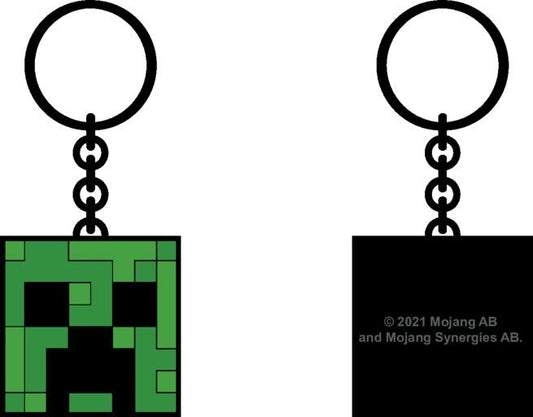 Minecraft Creeper Metal Keychain