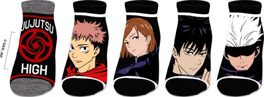 Jujutsu Kaisen, lot de 5 paires de chaussettes