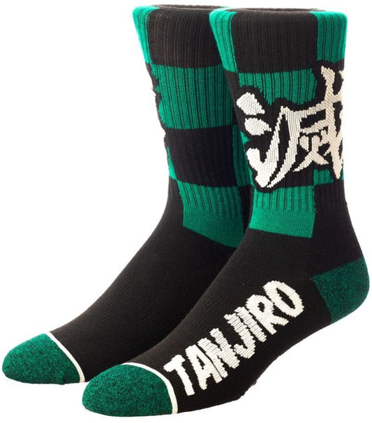 Demon Slayer Tanjiro Athletic Men's Crew Socks