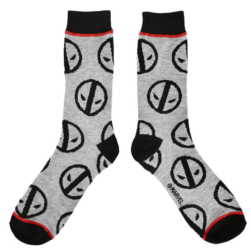 Deadpool 3-Pack Casual Crew Socks Gift Set
