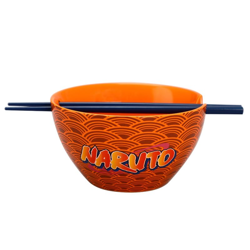 Naruto Ceramic Ramen Bowl with Chopsticks